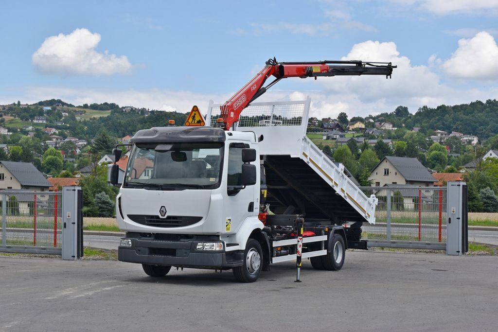 Renault MIDLUM 220 DXI *KIPPER 4,20m *FASSI F65A.22 - Vinçli kamyon, Damperli kamyon: fotoğraf 2 Renault MIDLUM 220 DXI *KIPPER 4,20m *FASSI F65A.22 - Vinçli kamyon, Damperli kamyon: fotoğraf 2