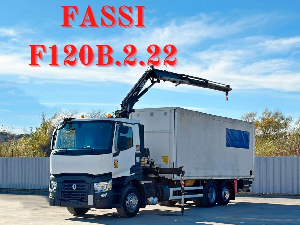 Renault T380 * FASSI F120B.2.22 + FUNK / 6x2* TOP - Vinçli kamyon: fotoğraf 1 Renault T380 * FASSI F120B.2.22 + FUNK / 6x2* TOP - Vinçli kamyon: fotoğraf 1