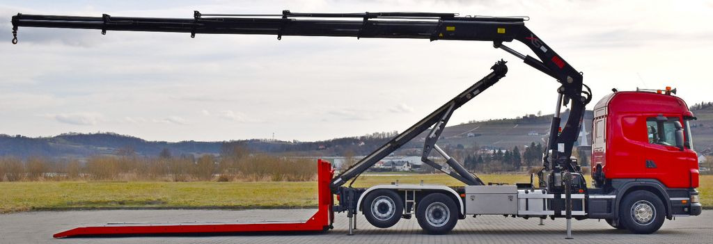Scania G 400 * Abschleppwagen 6,40m* KRAN + FUNK * TOP - Vinçli kamyon, Kancalı yükleyici kamyon: fotoğraf 5 Scania G 400 * Abschleppwagen 6,40m* KRAN + FUNK * TOP - Vinçli kamyon, Kancalı yükleyici kamyon: fotoğraf 5