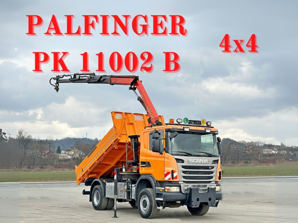 Scania G360 Kipper 4,10m *PK 11002 B + FUNK *4x4 Scania G360 Kipper 4,10m *PK 11002 B + FUNK *4x4 - Damperli kamyon, Vinçli kamyon: fotoğraf 1 Scania G360 Kipper 4,10m *PK 11002 B + FUNK *4x4 Scania G360 Kipper 4,10m *PK 11002 B + FUNK *4x4 - Damperli kamyon, Vinçli kamyon: fotoğraf 1