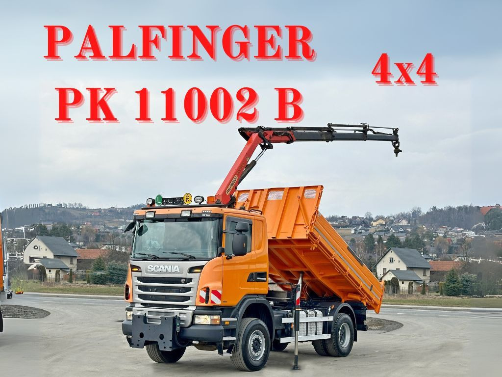 Scania G360 Kipper 4,10m *PK 11002 B + FUNK *4x4 Scania G360 Kipper 4,10m *PK 11002 B + FUNK *4x4 - Vinçli kamyon, Damperli kamyon: fotoğraf 1 Scania G360 Kipper 4,10m *PK 11002 B + FUNK *4x4 Scania G360 Kipper 4,10m *PK 11002 B + FUNK *4x4 - Vinçli kamyon, Damperli kamyon: fotoğraf 1