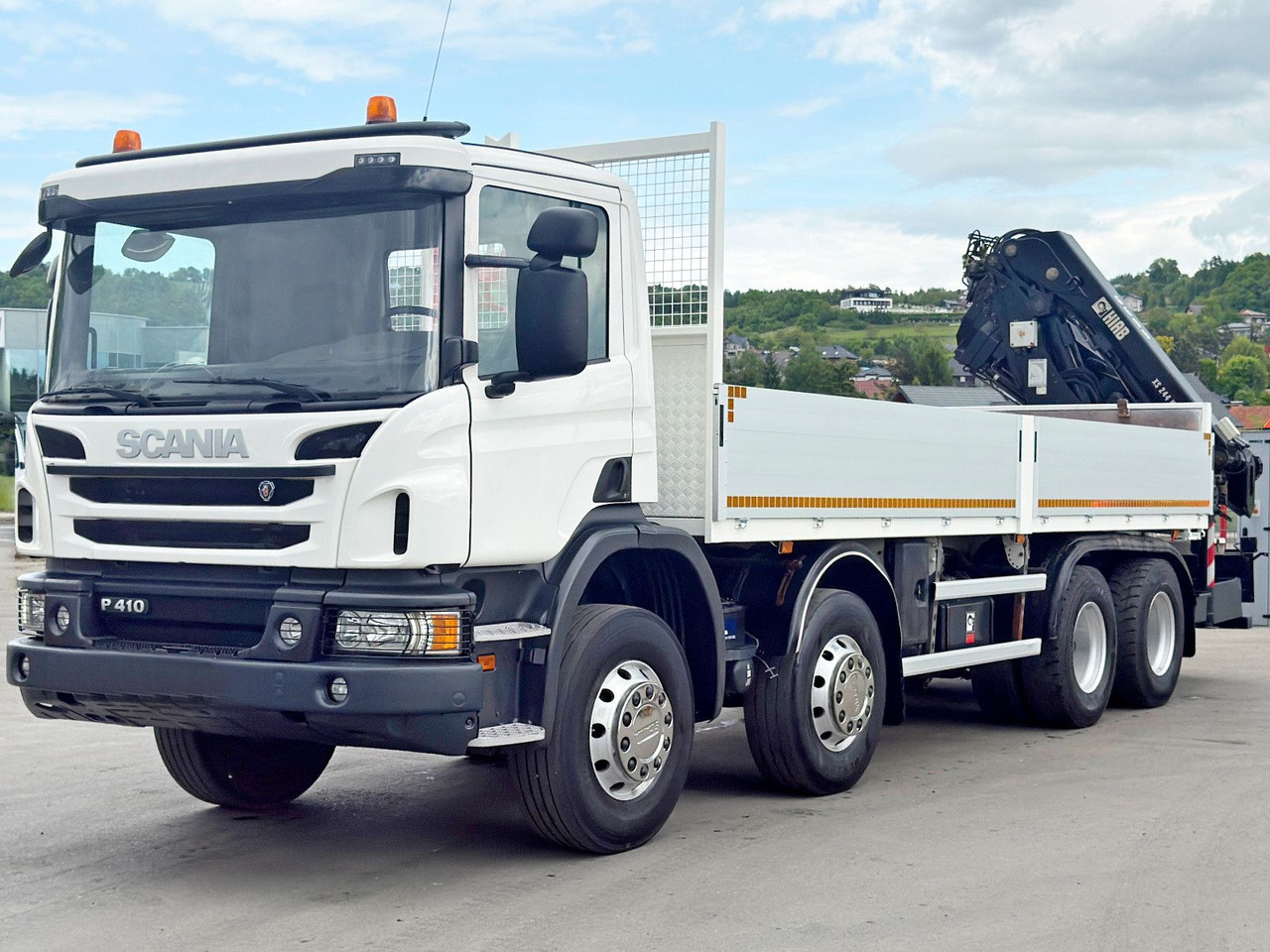 Scania P 410*PLATFORM 7,00m*HIAB 244 E-5 HIPRO+FUNK/8x4 Scania P 410*PRITSCHE 7,00m*HIAB 244 E-5 HIPRO+FUNK/8x4 - Vinçli kamyon, Sal/ Açık kasa kamyon: fotoğraf 4 Scania P 410*PLATFORM 7,00m*HIAB 244 E-5 HIPRO+FUNK/8x4 Scania P 410*PRITSCHE 7,00m*HIAB 244 E-5 HIPRO+FUNK/8x4 - Vinçli kamyon, Sal/ Açık kasa kamyon: fotoğraf 4
