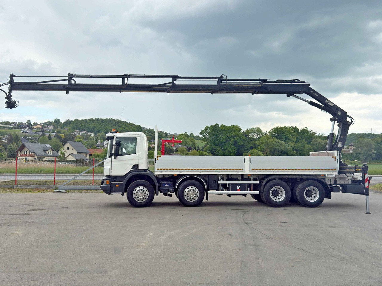 Scania P 410*PLATFORM 7,00m*HIAB 244 E-5 HIPRO+FUNK/8x4 Scania P 410*PRITSCHE 7,00m*HIAB 244 E-5 HIPRO+FUNK/8x4 - Vinçli kamyon, Sal/ Açık kasa kamyon: fotoğraf 5 Scania P 410*PLATFORM 7,00m*HIAB 244 E-5 HIPRO+FUNK/8x4 Scania P 410*PRITSCHE 7,00m*HIAB 244 E-5 HIPRO+FUNK/8x4 - Vinçli kamyon, Sal/ Açık kasa kamyon: fotoğraf 5