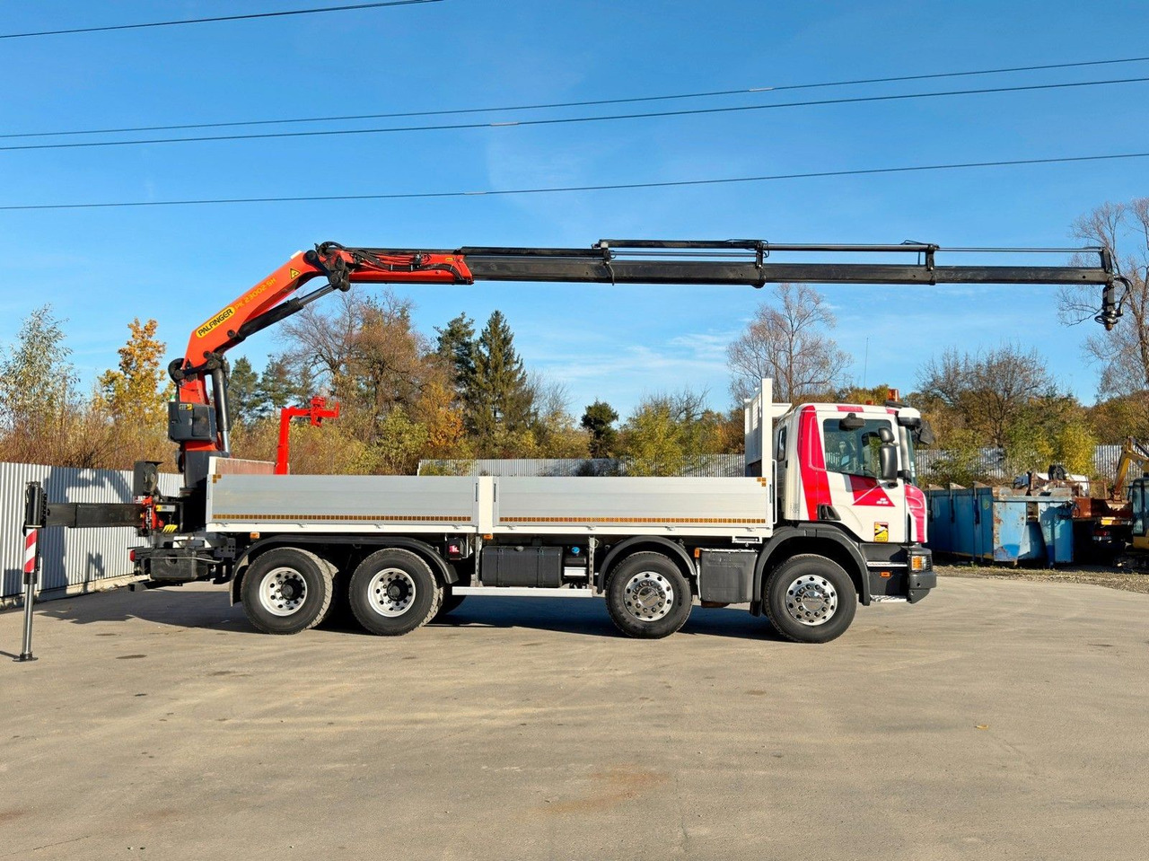 Scania P 450* PRITSCHE 6,90m * PK 23002- SH C FUNK *8x4 - Vinçli kamyon: fotoğraf 5 Scania P 450* PRITSCHE 6,90m * PK 23002- SH C FUNK *8x4 - Vinçli kamyon: fotoğraf 5