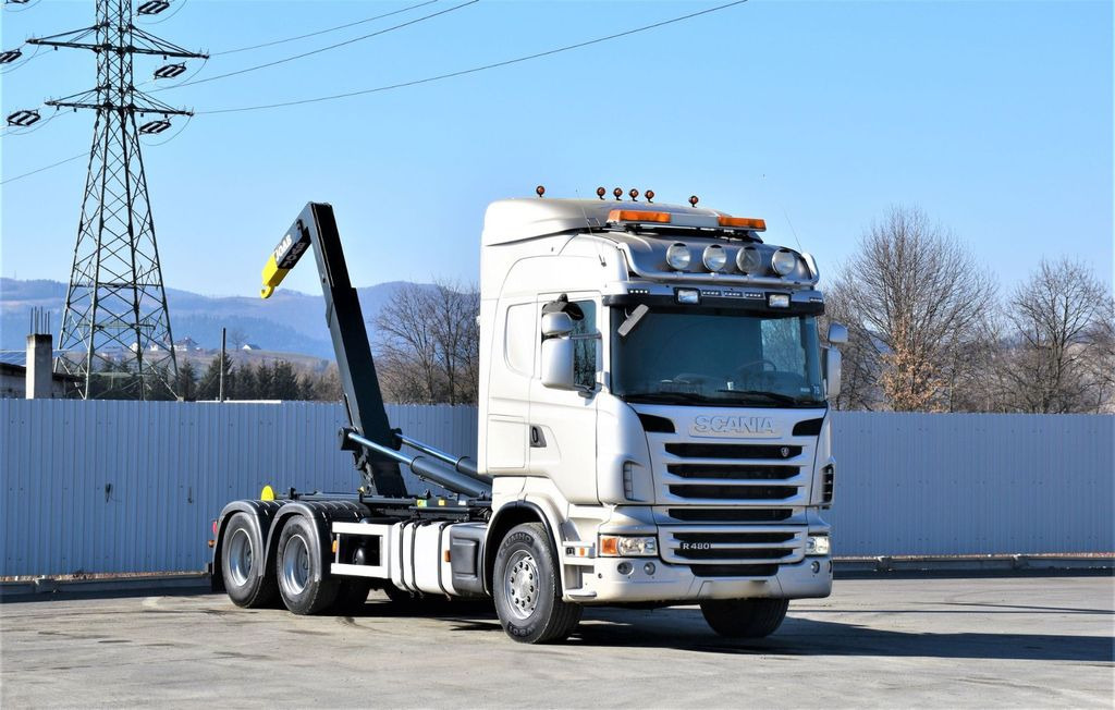 Scania R 480 Abrollkipper * 6x4 * Top Zustand ! Scania R 480 Abrollkipper * 6x4 * Top Zustand ! - Kancalı yükleyici kamyon: fotoğraf 1 Scania R 480 Abrollkipper * 6x4 * Top Zustand ! Scania R 480 Abrollkipper * 6x4 * Top Zustand ! - Kancalı yükleyici kamyon: fotoğraf 1