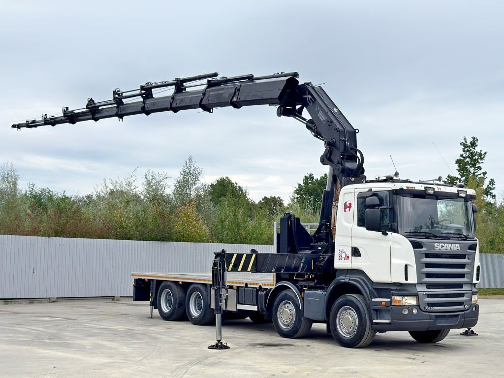 Scania R 620*PLATFORM 6,45m*HIAB 600 E - 9 + FUNK / 8x4 - Vinçli kamyon: fotoğraf 2 Scania R 620*PLATFORM 6,45m*HIAB 600 E - 9 + FUNK / 8x4 - Vinçli kamyon: fotoğraf 2