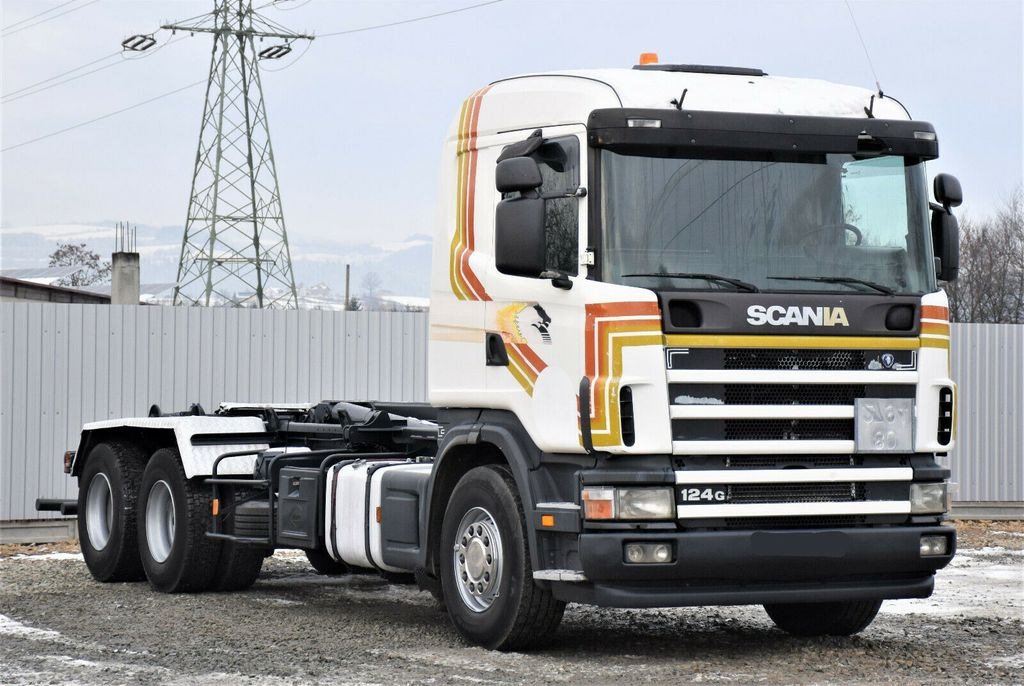 Scania R124 470 Abrollkipper *6x2* Top Zustand ! Scania R124 470 Abrollkipper * 6x2 * Motor Problem - Kancalı yükleyici kamyon: fotoğraf 3 Scania R124 470 Abrollkipper *6x2* Top Zustand ! Scania R124 470 Abrollkipper * 6x2 * Motor Problem - Kancalı yükleyici kamyon: fotoğraf 3