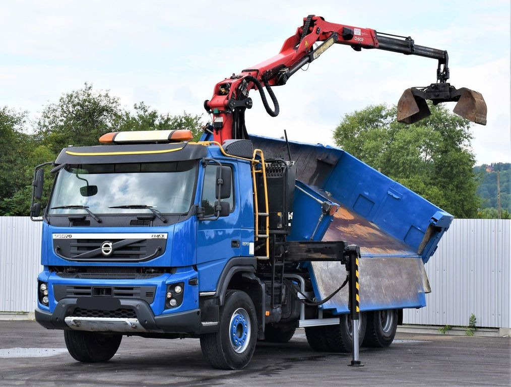 Volvo FMX 370 Kipper 4,90m *EPSILON Q150Z/FUNK*6x4 - Vinçli kamyon, Damperli kamyon: fotoğraf 3 Volvo FMX 370 Kipper 4,90m *EPSILON Q150Z/FUNK*6x4 - Vinçli kamyon, Damperli kamyon: fotoğraf 3