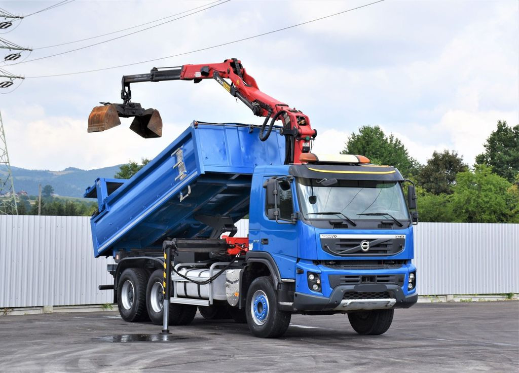Volvo FMX 370 Kipper 4,90m *EPSILON Q150Z/FUNK*6x4 - Vinçli kamyon, Damperli kamyon: fotoğraf 2 Volvo FMX 370 Kipper 4,90m *EPSILON Q150Z/FUNK*6x4 - Vinçli kamyon, Damperli kamyon: fotoğraf 2