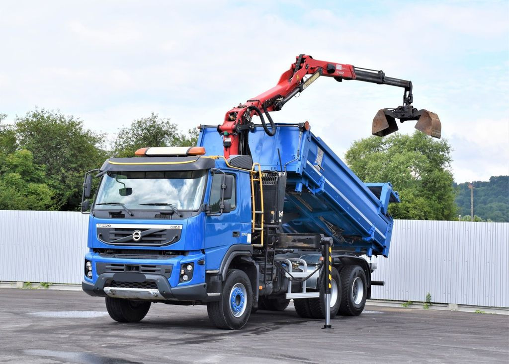 Volvo FMX 370 Kipper 4,90m *EPSILON Q150Z/FUNK*6x4 - Damperli kamyon, Vinçli kamyon: fotoğraf 2 Volvo FMX 370 Kipper 4,90m *EPSILON Q150Z/FUNK*6x4 - Damperli kamyon, Vinçli kamyon: fotoğraf 2