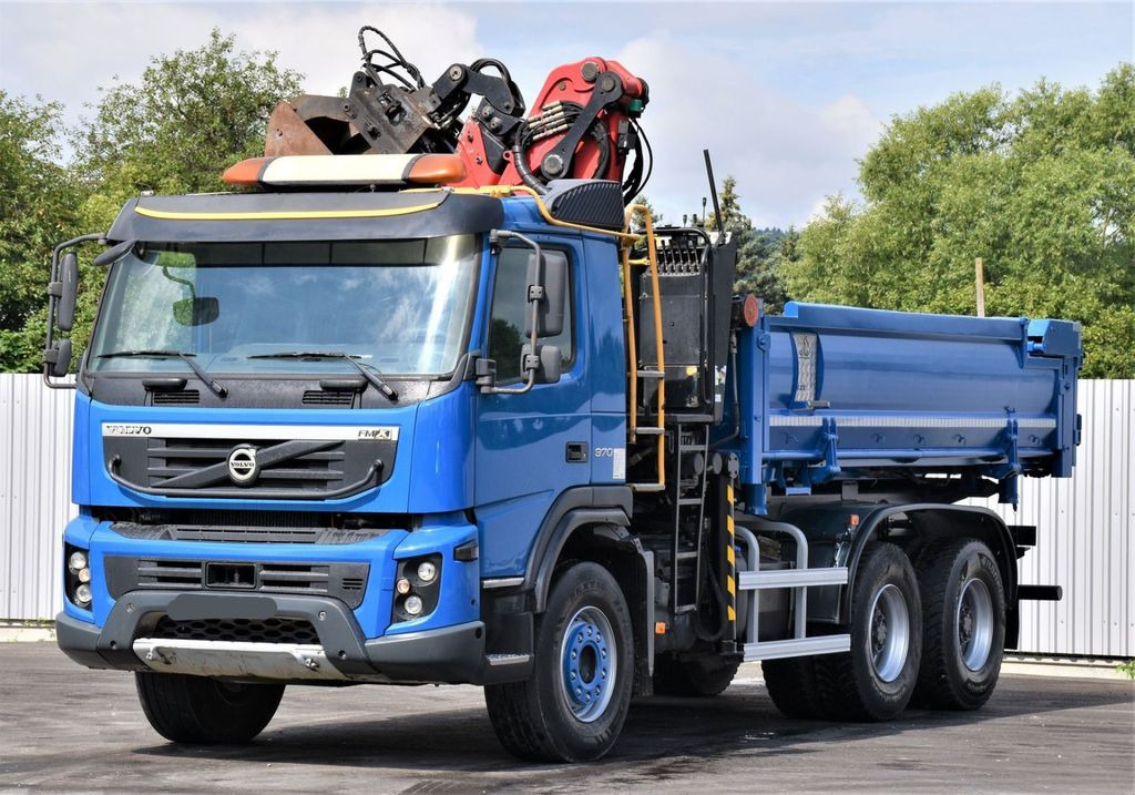 Volvo FMX 370 Kipper 4,90m *EPSILON Q150Z/FUNK*6x4 - Damperli kamyon, Vinçli kamyon: fotoğraf 5 Volvo FMX 370 Kipper 4,90m *EPSILON Q150Z/FUNK*6x4 - Damperli kamyon, Vinçli kamyon: fotoğraf 5