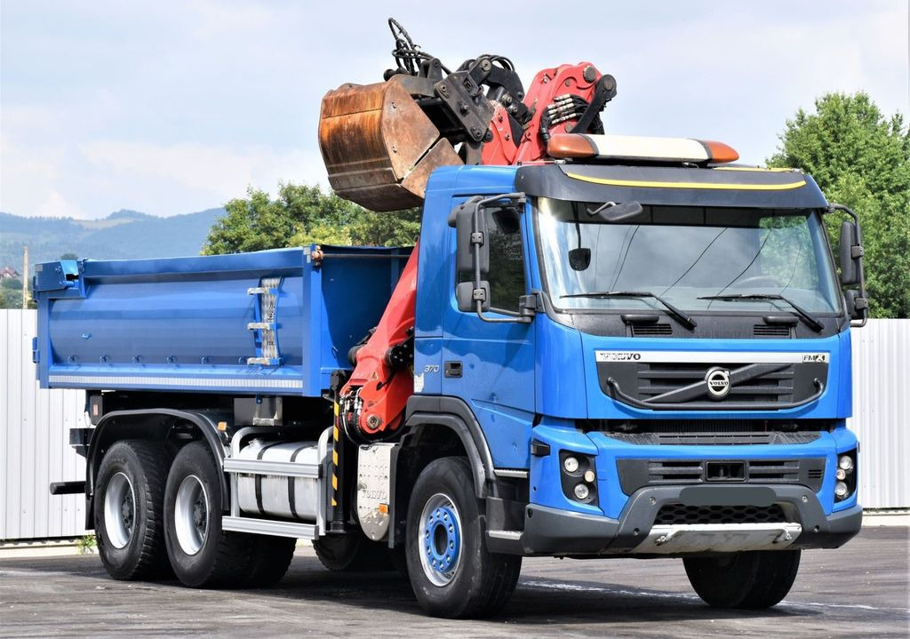 Volvo FMX 370 Kipper 4,90m *EPSILON Q150Z/FUNK*6x4 - Damperli kamyon, Vinçli kamyon: fotoğraf 4 Volvo FMX 370 Kipper 4,90m *EPSILON Q150Z/FUNK*6x4 - Damperli kamyon, Vinçli kamyon: fotoğraf 4