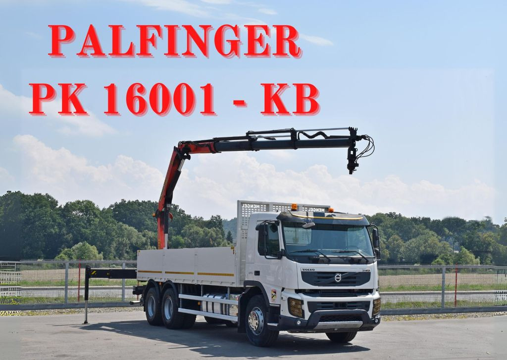 Volvo FMX 370 PRITSCHE 6,60m *PK 16001 - KB+FUNK/6x4 - Vinçli kamyon, Damperli kamyon: fotoğraf 1 Volvo FMX 370 PRITSCHE 6,60m *PK 16001 - KB+FUNK/6x4 - Vinçli kamyon, Damperli kamyon: fotoğraf 1