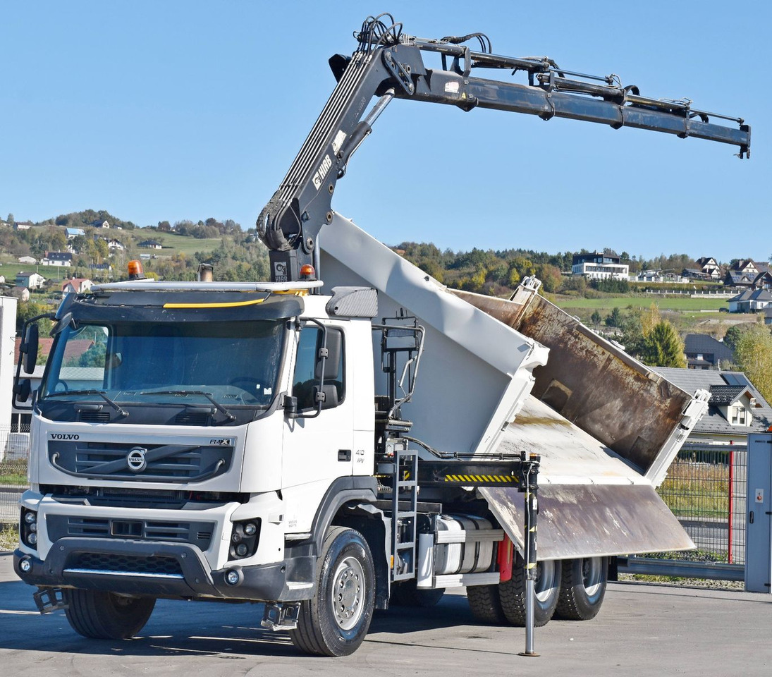 Volvo FMX 410 Kipper 5,20m*HIAB 122 D-4 HIDUO/FUNK*6x4 - Damperli kamyon: fotoğraf 3 Volvo FMX 410 Kipper 5,20m*HIAB 122 D-4 HIDUO/FUNK*6x4 - Damperli kamyon: fotoğraf 3