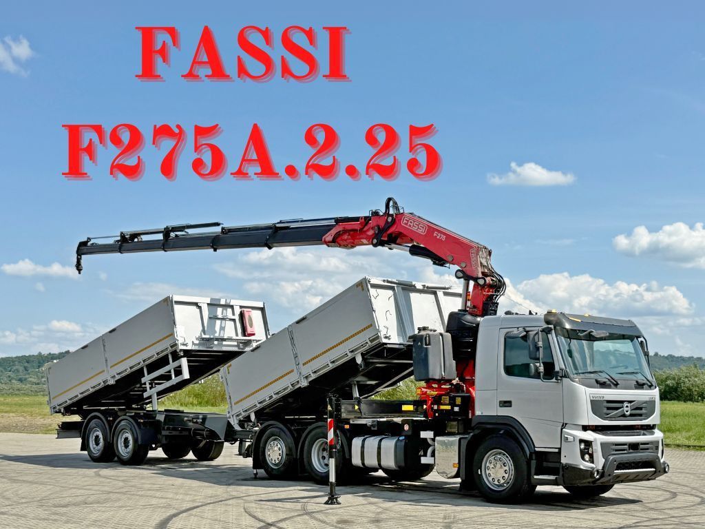 Volvo FMX 420* FASSI F275.2.25 + FUNK + Anhänger / TOP - Vinçli kamyon: fotoğraf 1 Volvo FMX 420* FASSI F275.2.25 + FUNK + Anhänger / TOP - Vinçli kamyon: fotoğraf 1