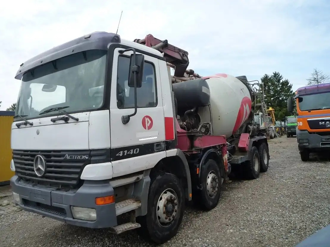 Mercedes-Benz Actros 4141 - Pompalı mikser: fotoğraf 4 Mercedes-Benz Actros 4141 - Pompalı mikser: fotoğraf 4