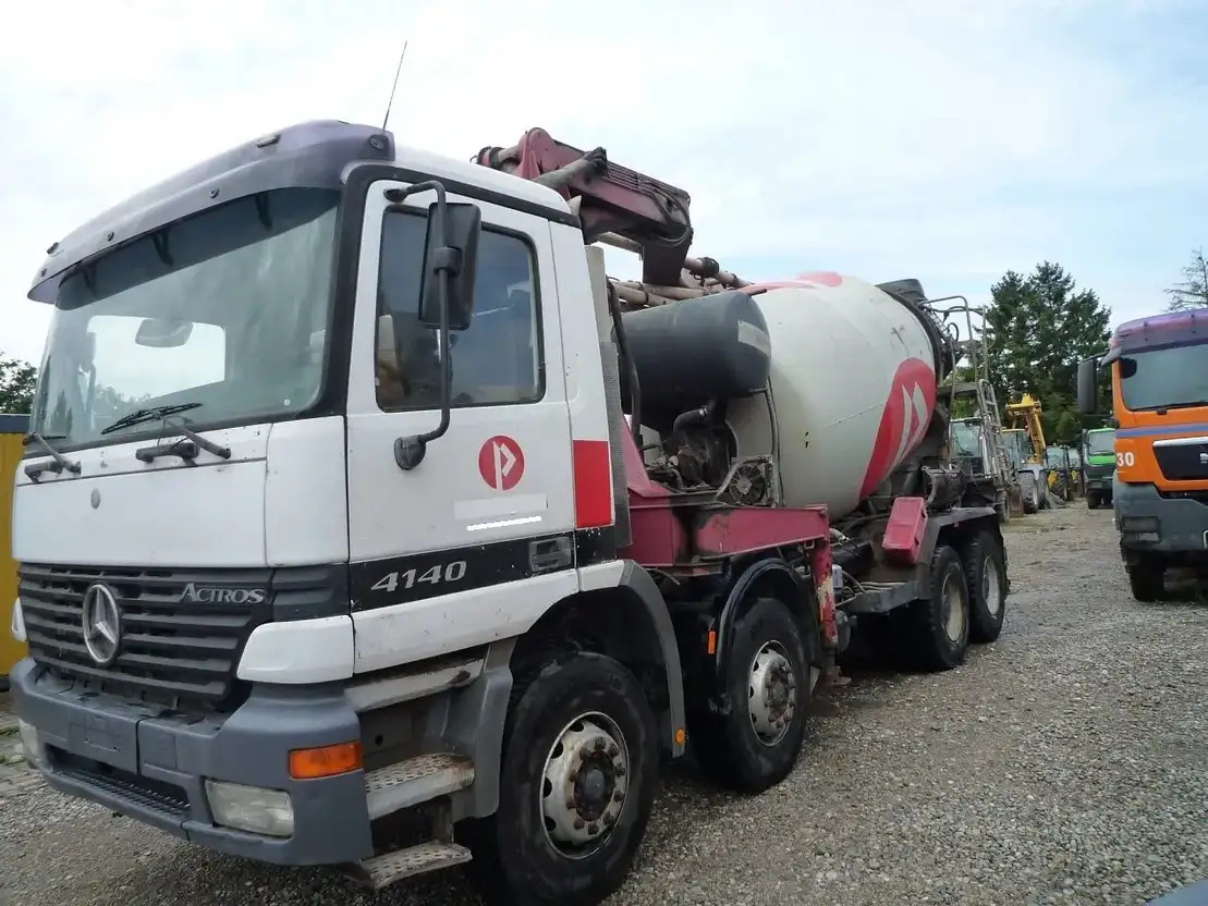 Mercedes-Benz Actros 4141 - Pompalı mikser: fotoğraf 5 Mercedes-Benz Actros 4141 - Pompalı mikser: fotoğraf 5