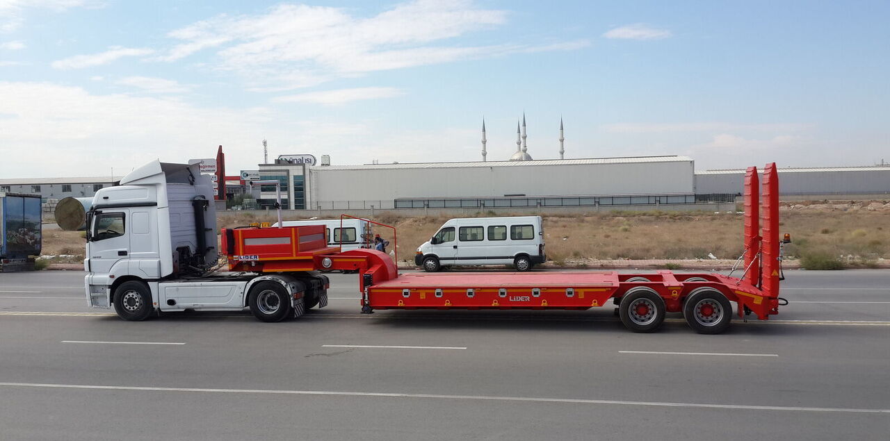 Yeni Alçak çerçeveli platform dorse LIDER 2024 model new from MANUFACTURER COMPANY Ready in stock: fotoğraf 8