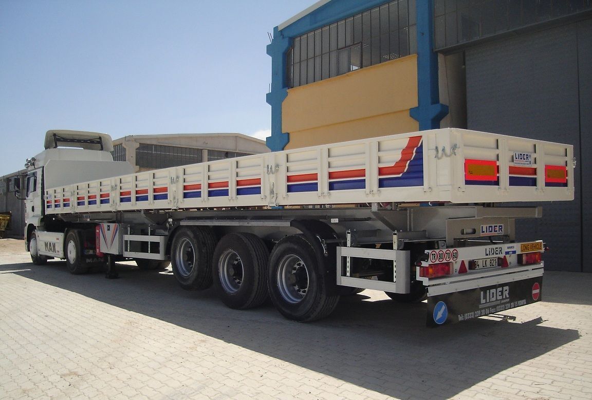 LIDER 2025 YEAR NEW TRAILER FOR SALE (MANUFACTURER COMPANY) - Platform/ Açık kasa römork: fotoğraf 2 LIDER 2025 YEAR NEW TRAILER FOR SALE (MANUFACTURER COMPANY) - Platform/ Açık kasa römork: fotoğraf 2