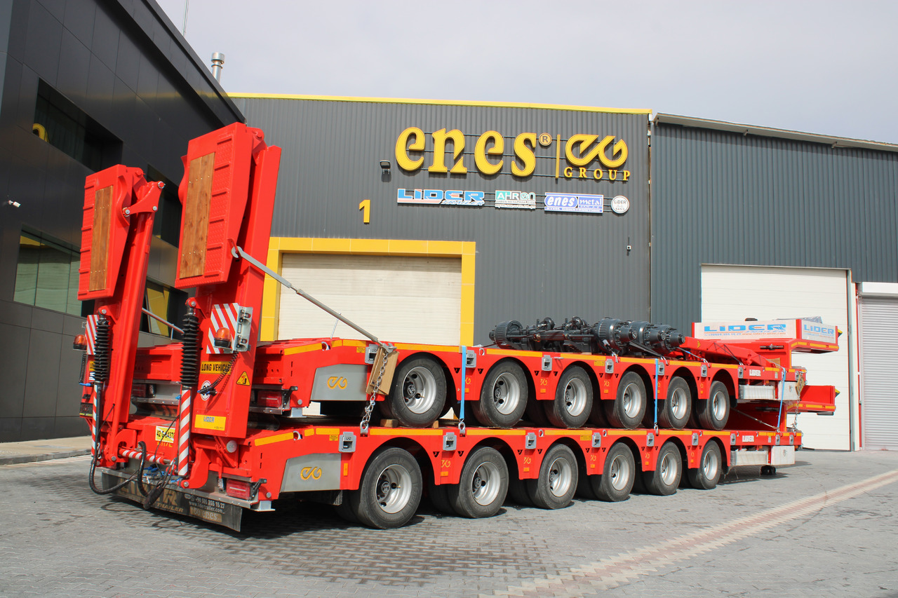 LIDER 2025 model 150 Tons capacity Lowbed semi trailer - Alçak çerçeveli platform dorse: fotoğraf 3 LIDER 2025 model 150 Tons capacity Lowbed semi trailer - Alçak çerçeveli platform dorse: fotoğraf 3
