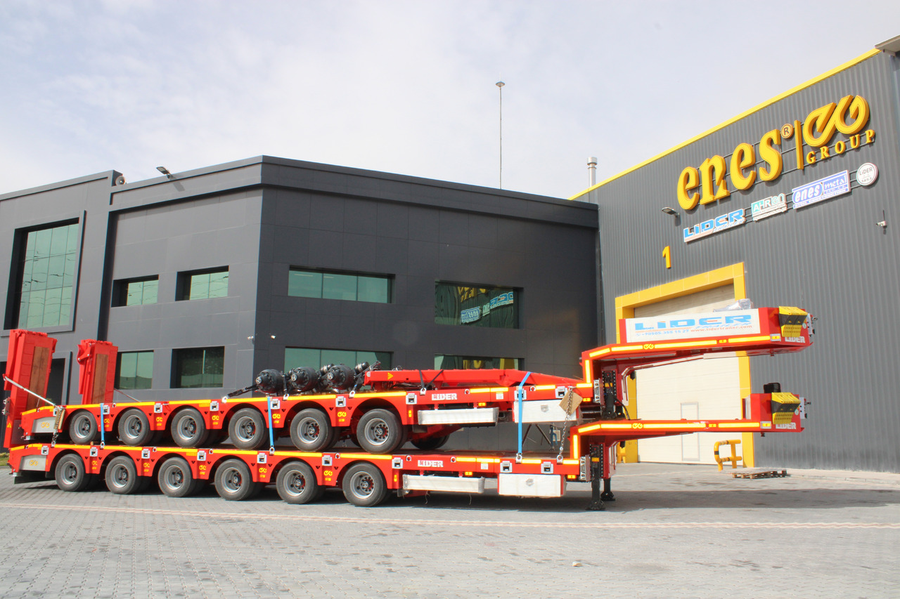 LIDER 2025 model 150 Tons capacity Lowbed semi trailer - Alçak çerçeveli platform dorse: fotoğraf 4 LIDER 2025 model 150 Tons capacity Lowbed semi trailer - Alçak çerçeveli platform dorse: fotoğraf 4