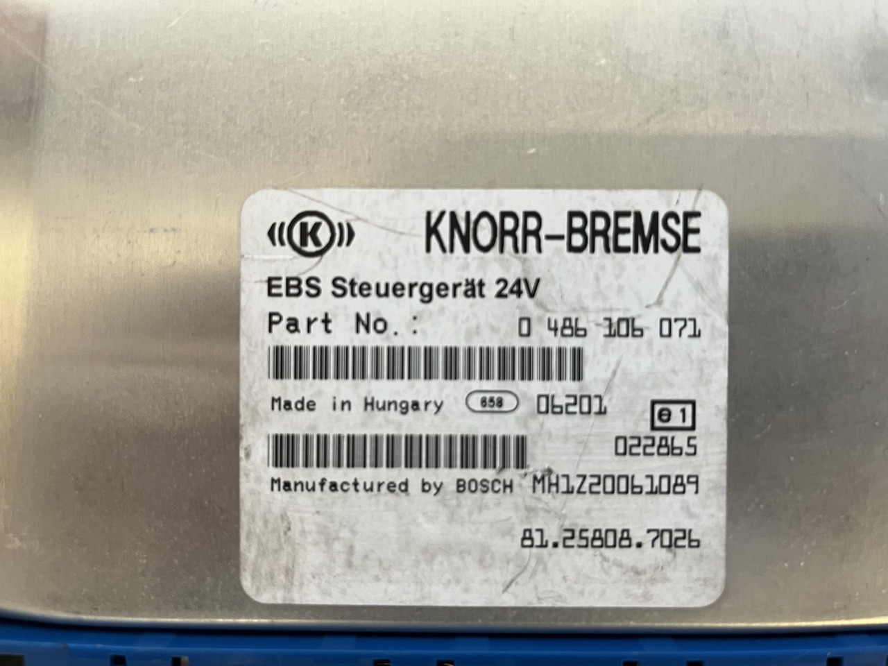 EBS ELECTRONICS BRAKE MAN TGA-TGX - Yönetim bloku - Kamyon: fotoğraf 5 EBS ELECTRONICS BRAKE MAN TGA-TGX - Yönetim bloku - Kamyon: fotoğraf 5