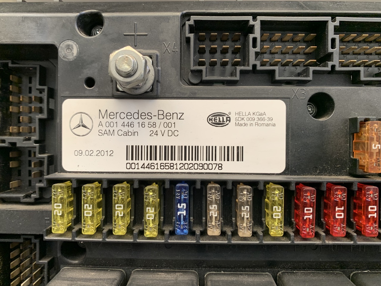 Elektrik sistemi - Kamyon ELECTRONIC CONTROL UNITS ACTROS MP4: fotoğraf 7