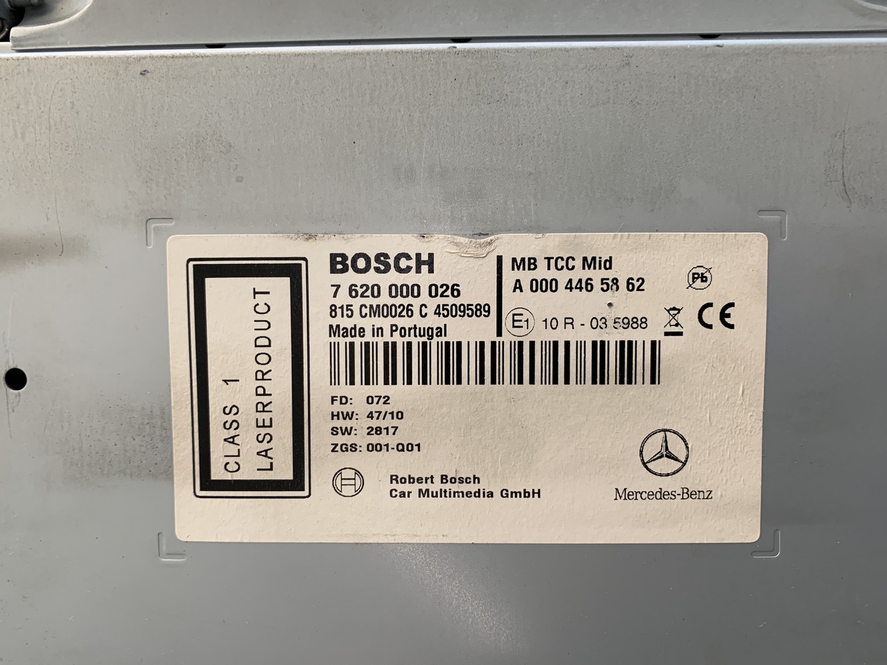 Elektrik sistemi - Kamyon ELECTRONIC CONTROL UNITS ACTROS MP4: fotoğraf 10