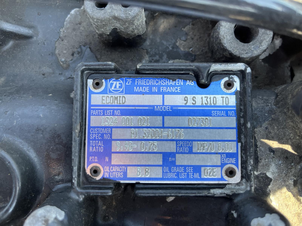 GEARBOX MAN ZF 9S1310 - Şanzıman ve yedek parça - Kamyon: fotoğraf 4 GEARBOX MAN ZF 9S1310 - Şanzıman ve yedek parça - Kamyon: fotoğraf 4