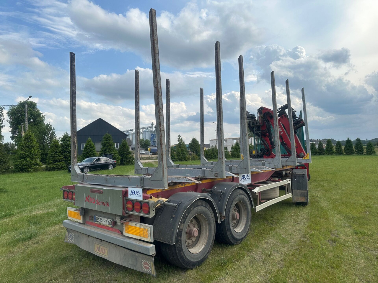 MHS przyczepa do przewozu drewna - Tomruk römorku: fotoğraf 4 MHS przyczepa do przewozu drewna - Tomruk römorku: fotoğraf 4