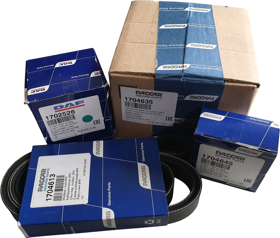 DAF SPANROL MET POLY-V RIEMSET 8-RIB (8PK) | 1706837 - Kayış gergisi - Kamyon: fotoğraf 1 DAF SPANROL MET POLY-V RIEMSET 8-RIB (8PK) | 1706837 - Kayış gergisi - Kamyon: fotoğraf 1