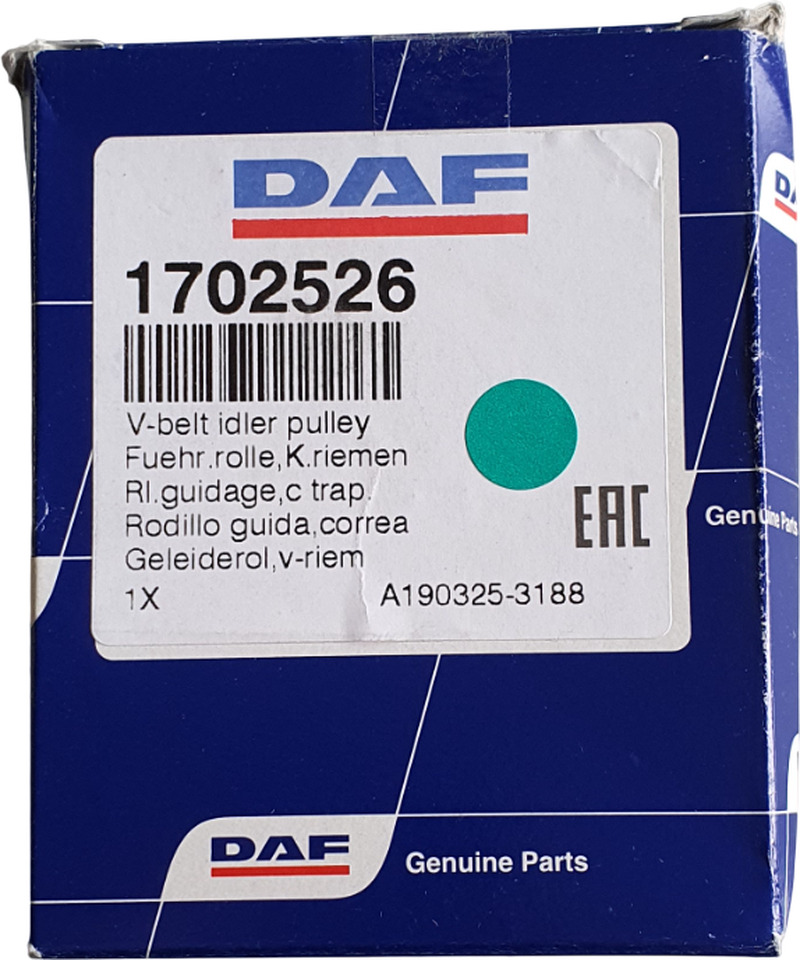DAF SPANROL MET POLY-V RIEMSET 8-RIB (8PK) | 1706837 - Kayış gergisi - Kamyon: fotoğraf 3 DAF SPANROL MET POLY-V RIEMSET 8-RIB (8PK) | 1706837 - Kayış gergisi - Kamyon: fotoğraf 3