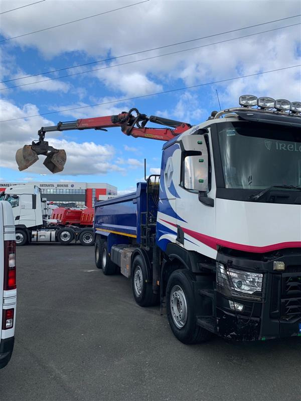 2016 Renault Trucks C 430.32 8X4 RK E6 - Damperli kamyon, Vinçli kamyon: fotoğraf 2 2016 Renault Trucks C 430.32 8X4 RK E6 - Damperli kamyon, Vinçli kamyon: fotoğraf 2