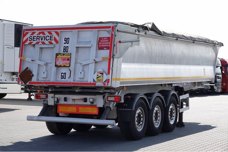 Benalu WYWROTKA 27 m3 / ALUMINIOWA / HYDRAULICZNA KLAPA / 2 OSIE PODNOS - Damperli dorse: fotoğraf 4 Benalu WYWROTKA 27 m3 / ALUMINIOWA / HYDRAULICZNA KLAPA / 2 OSIE PODNOS - Damperli dorse: fotoğraf 4