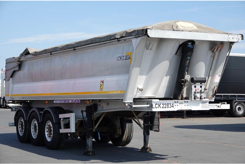 Benalu WYWROTKA 27 m3 / ALUMINIOWA / HYDRAULICZNA KLAPA / 2 OSIE PODNOS - Damperli dorse: fotoğraf 5 Benalu WYWROTKA 27 m3 / ALUMINIOWA / HYDRAULICZNA KLAPA / 2 OSIE PODNOS - Damperli dorse: fotoğraf 5