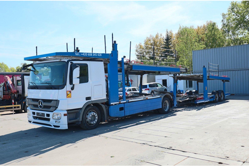 Mercedes-Benz Actros 1841 Car transporter + Trailer - Çekici: fotoğraf 1 Mercedes-Benz Actros 1841 Car transporter + Trailer - Çekici: fotoğraf 1