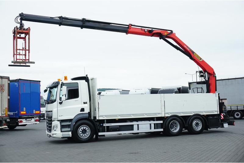 DAF CF / 480 / 6 X 2 / SKRZYNIOWY + HDS / PALFINGER PK 22 001L / OŚ - Sal/ Açık kasa kamyon, Vinçli kamyon: fotoğraf 4 DAF CF / 480 / 6 X 2 / SKRZYNIOWY + HDS / PALFINGER PK 22 001L / OŚ - Sal/ Açık kasa kamyon, Vinçli kamyon: fotoğraf 4