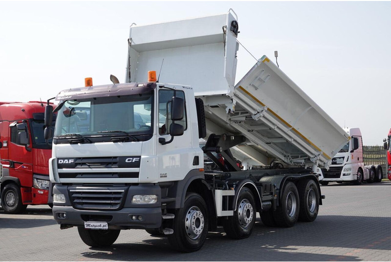 DAF CF 85.410 / 8X4 / WYWROTKA 2 STR / BORDMATIC / HYDROBURTA / SPRO - Damperli kamyon: fotoğraf 1 DAF CF 85.410 / 8X4 / WYWROTKA 2 STR / BORDMATIC / HYDROBURTA / SPRO - Damperli kamyon: fotoğraf 1