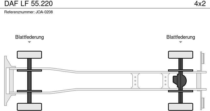DAF LF 55.220 - Sal/ Açık kasa kamyon, Vinçli kamyon: fotoğraf 2 DAF LF 55.220 - Sal/ Açık kasa kamyon, Vinçli kamyon: fotoğraf 2