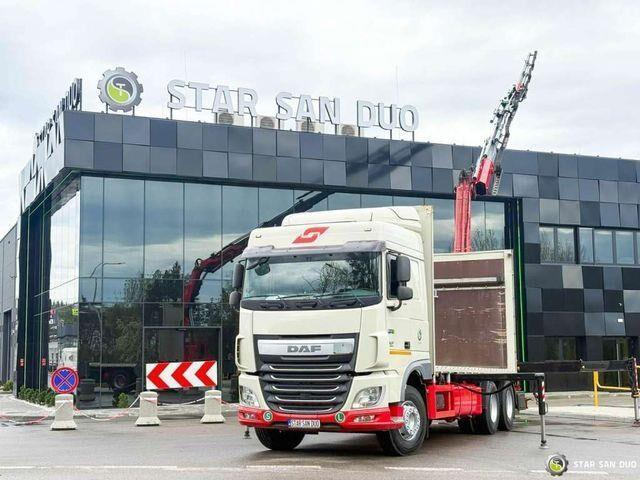 DAF XF 440 6x2 Fassi F365 FLY JIBCranePallet Grippe - Sal/ Açık kasa kamyon, Vinçli kamyon: fotoğraf 4 DAF XF 440 6x2 Fassi F365 FLY JIBCranePallet Grippe - Sal/ Açık kasa kamyon, Vinçli kamyon: fotoğraf 4