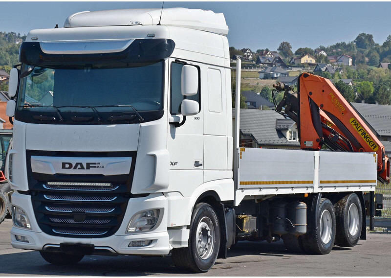 DAF XF 530 Pritsche 6,30 m + PK 15500 * TOPZUSTAND - Sal/ Açık kasa kamyon, Vinçli kamyon: fotoğraf 4 DAF XF 530 Pritsche 6,30 m + PK 15500 * TOPZUSTAND - Sal/ Açık kasa kamyon, Vinçli kamyon: fotoğraf 4