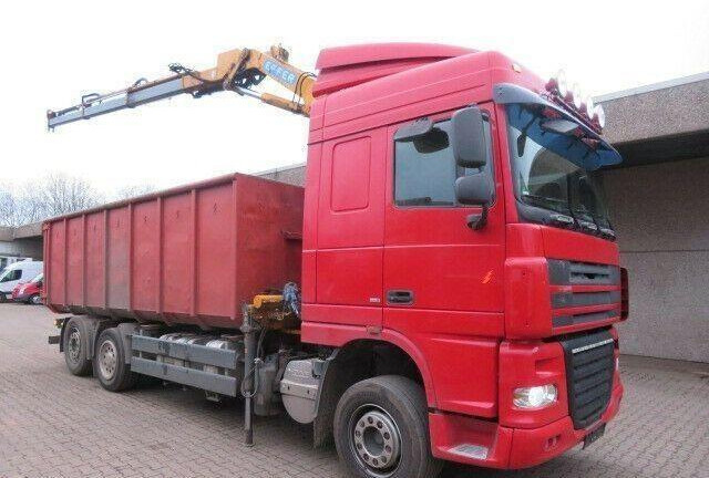 DAF XF105.410 6x2 Container + Crane - Hidrolift kamyon: fotoğraf 5 DAF XF105.410 6x2 Container + Crane - Hidrolift kamyon: fotoğraf 5