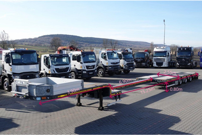 Emtech NACZEPA LAWETA / NISKOPODWOZIE / ROZCIĄGANA / DŁUGOŚĆ: 15,5 M / - Alçak çerçeveli platform dorse: fotoğraf 2 Emtech NACZEPA LAWETA / NISKOPODWOZIE / ROZCIĄGANA / DŁUGOŚĆ: 15,5 M / - Alçak çerçeveli platform dorse: fotoğraf 2