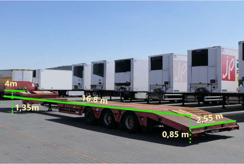 Faymonville NISKOPODWOZIE / ROZCIĄGANA / LAWETA / osie skrętne / wciągarka - Alçak çerçeveli platform dorse: fotoğraf 2 Faymonville NISKOPODWOZIE / ROZCIĄGANA / LAWETA / osie skrętne / wciągarka - Alçak çerçeveli platform dorse: fotoğraf 2