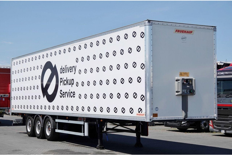 Fruehauf KONTENER / KOFFER / ROLETA / PODŁOGA BARDZO MOCNA : SZYNA-DESKA - Kapalı karoser dorse: fotoğraf 1 Fruehauf KONTENER / KOFFER / ROLETA / PODŁOGA BARDZO MOCNA : SZYNA-DESKA - Kapalı karoser dorse: fotoğraf 1