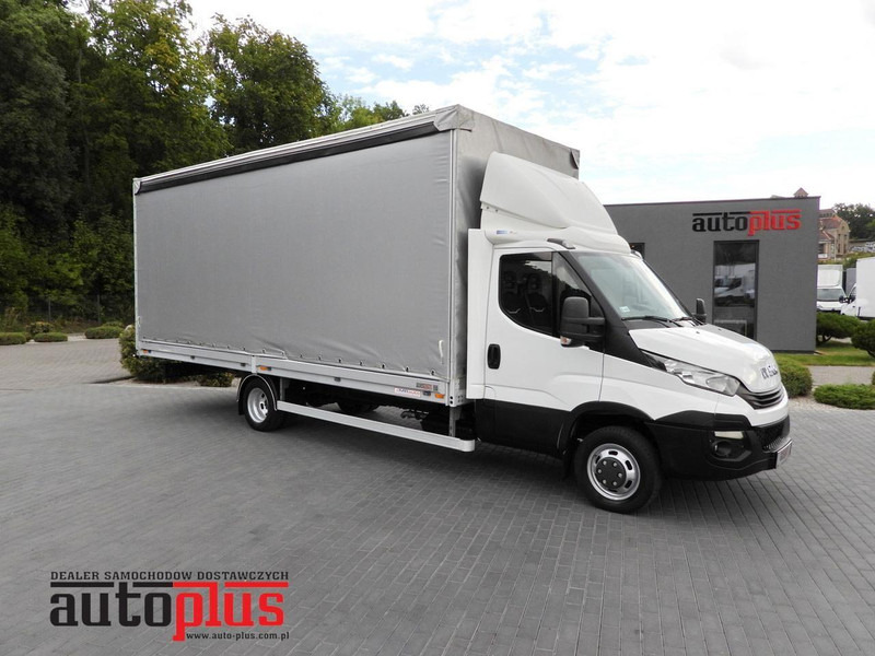 Iveco DAILY 50C15 PLANDEKA 12 PALET TEMPOMAT BLIŹNIACZE KOŁA KLIMATYZA - Tenteli kamyonet: fotoğraf 1 Iveco DAILY 50C15 PLANDEKA 12 PALET TEMPOMAT BLIŹNIACZE KOŁA KLIMATYZA - Tenteli kamyonet: fotoğraf 1