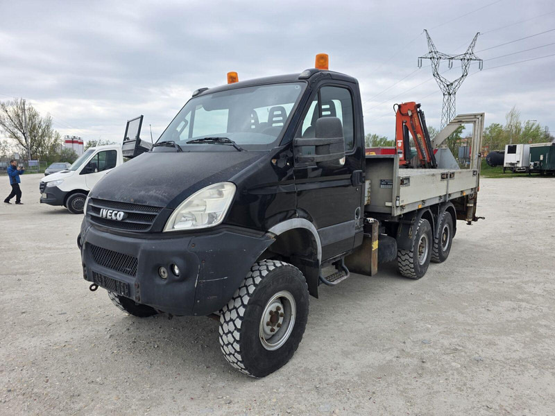Iveco Daily 55 S 18 4x4 + Veldhuizen Palfinger PK3300 Clixtar - Açık kasa kamyonet: fotoğraf 1 Iveco Daily 55 S 18 4x4 + Veldhuizen Palfinger PK3300 Clixtar - Açık kasa kamyonet: fotoğraf 1