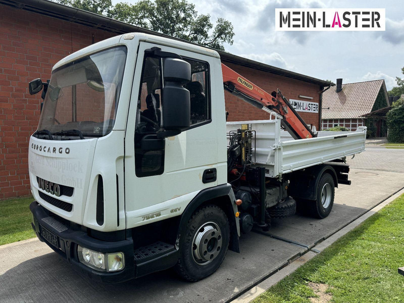 Iveco ML75E16 3-Way Meiller Tipper Crane Palfinger PK 4200 - Damperli kamyon, Vinçli kamyon: fotoğraf 4 Iveco ML75E16 3-Way Meiller Tipper Crane Palfinger PK 4200 - Damperli kamyon, Vinçli kamyon: fotoğraf 4