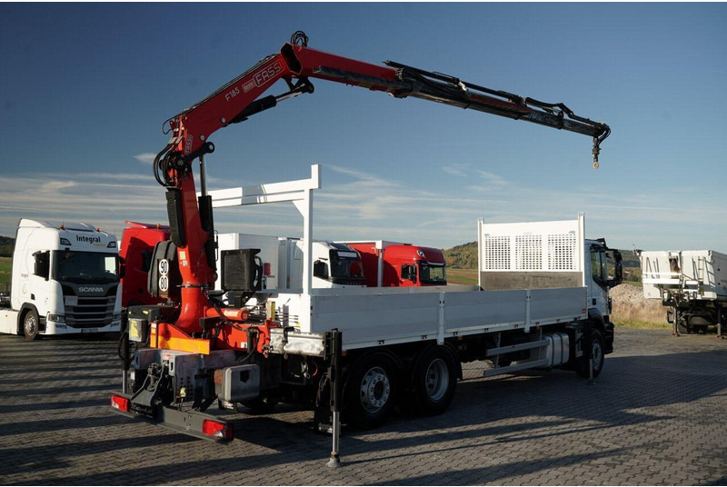 Iveco STRALIS 460 / 6X2 / SKRZYNIOWY 8,1 m + HDS FASSI. F185 MAX UDŹWI - Sal/ Açık kasa kamyon, Vinçli kamyon: fotoğraf 4 Iveco STRALIS 460 / 6X2 / SKRZYNIOWY 8,1 m + HDS FASSI. F185 MAX UDŹWI - Sal/ Açık kasa kamyon, Vinçli kamyon: fotoğraf 4