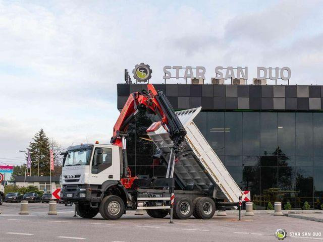 Iveco TRAKKER 360 6x6 PALFINGER PK 36002 Crane Kipper - Damperli kamyon, Vinçli kamyon: fotoğraf 1 Iveco TRAKKER 360 6x6 PALFINGER PK 36002 Crane Kipper - Damperli kamyon, Vinçli kamyon: fotoğraf 1